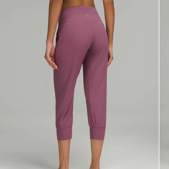 Lululemon Align Cropped Jogger Pants - Women's Size 4 - Purple Pink - Picture 2 of 10